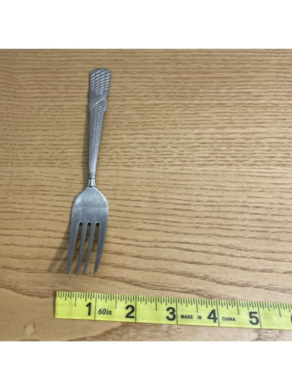 Farberware FRW56 Pattern Dinner Forks Set 4 Stainless Flatware Glossy Rope w X